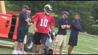 Rams Quarterback Marc Bulger Training Camp Interview [upl. by Budwig]