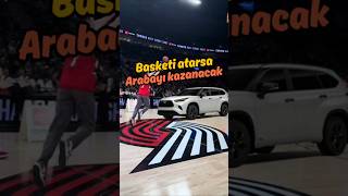 Basketi Atarsa Arabayı Kazanacak 🏀🚗 shorts [upl. by Aikaz943]