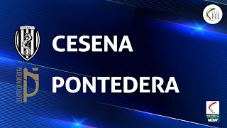 Cesena  Pontedera 40  Gli Highlights [upl. by Nakada]