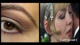 The Great Gatsby makeup tutorial [upl. by Leynwad]