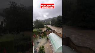 Massives Hochwasser am 15092024 in Wien hochwasser viralvideo unwetter flood foryou [upl. by Knudson377]