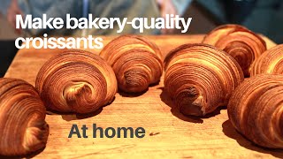 Make bakeryquality croissants at home using plain flour [upl. by Beeson910]