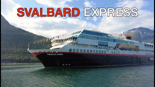 HURTIGRUTEN SVALBARD EXPRESS  Bergen to Longyearbyen  An incredible Arctic Voyage [upl. by Adnwahsar]