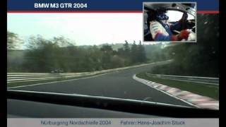 BMW M3 GTR on Nürburgring [upl. by Branch]