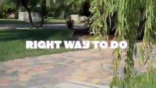 HOW TO LAY THIN PAVERS OVER CONCRETE DRIVEWAY IN TAMPA BAY [upl. by Lela]