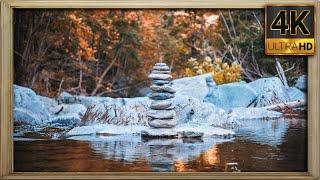 Lake Landscape  Art Screensaver for TV With Frame  Frame TV Art Screensaver for TV Wallpaper 4K [upl. by Veronica]