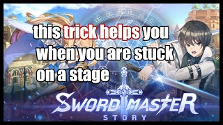 this trick helps you when you are stuck on a stage Sword Master Story [upl. by Eralc]