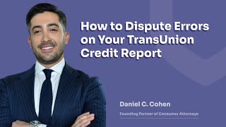 How to Dispute Errors on Your TransUnion Credit Report [upl. by Yecnahc440]