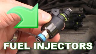 How To Replace Fuel Injectors  GM 31L 34L Engine [upl. by Kyne]