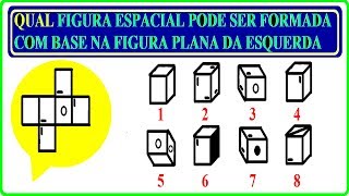 Raciocínio Lógico CUBOS Formação Figuras Sequência Psicotécnicos QI Quociente de Inteligência Detran [upl. by Llerdnod]