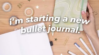 Im Starting a New Bullet Journal [upl. by Layor]