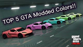 GTA 5 Online  Modded Crew Colors  8 Digit Hex Codes amp Pearls [upl. by Adan671]