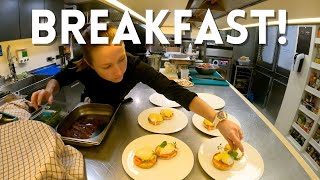 Breakfast onboard Behind the scenes on a Super Yacht [upl. by Atinor]