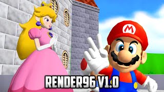 ⭐ Super Mario 64 PC Port  Render96 ModelPack v10 [upl. by Avevoneg]