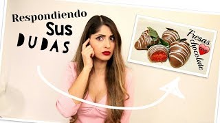 RESPONDIENDO COMENTARIOS DEL VIDEO quotFRESAS CUBIERTAS CON CHOCOLATEquot  SusanaOrtiz [upl. by Luis]