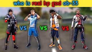 jota vs luqueta vs leon vs antonio 🔥 compare  who is best character in free fire [upl. by Eilime]