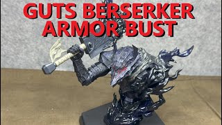 Berserk Guts Berserker Armor Bust  Unboxing and Review [upl. by Erdied]