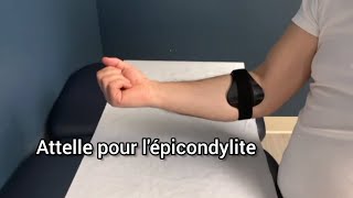 Attelle pour lépicondylite  Comment mesurer et la porter correctement pour soulager la douleur [upl. by Leonora302]