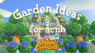 15 Beautiful Garden Ideas for Your Animal Crossing Island  acnh [upl. by Acirat572]