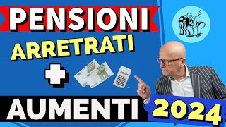 PENSIONI❗️ ECCO GLI AUMENTI CHE SCATTERANNO da GENNAIO 👉 PEREQUAZIONE 2024  CONGUAGLIO 2023 ❗️ 📈 [upl. by Celinka]