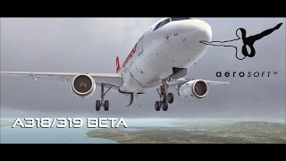 FSXBETA  Aerosoft Airbus X Extended A318A319 [upl. by Llenrad]