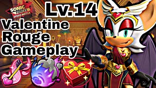 Sonic Forces Speed Battle 🖤 Valentine Rouge 🖤 L 14 🖤 Gameplay [upl. by Audsley]