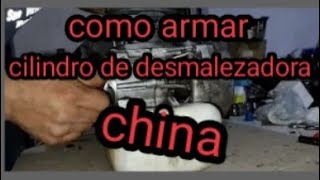 como armar un cilindro desmalezadora china [upl. by Dionis]