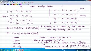 Stable marrige Problem Lec 01 swayamprabha CH36SP [upl. by Milda]