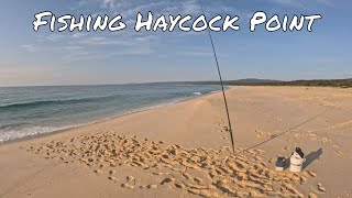 Beach Fishing at Haycock Point [upl. by Aikemit980]