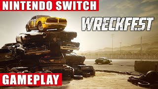 Wreckfest Nintendo Switch Gameplay [upl. by Analed]