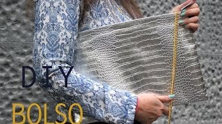 DIY Bolso plateado con asas [upl. by Ferreby699]