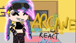 Arcane react Jinx parte 1￼✨💜🩵💙 [upl. by Ng]