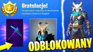 PIERWSZY W POLSCE quotZMIERZCH BOGÓWquot Z ODBLOKOWANĄ MASKĄ  ZBIERAKIEM  Fortnite Battle Royale [upl. by Thorny661]