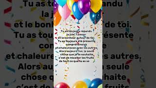 Joyeux anniversaire mon ami sms mes shortsvideo viral love happybirthday birthday [upl. by Kehoe]