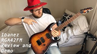 I Got A New Guitar  Ibanez RGA42FM Review and Demo [upl. by Hazrit27]