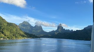 Day 13 landing on Moorea a beautiful island part 1 [upl. by Nirrek]