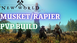 NEW WORLD MUSKETRAPIER PVP BUILD FR [upl. by Lobiv]