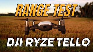 DJI Ryze Tello Drone Range Test [upl. by Olnek]