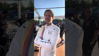 Sebastian Vettel on getting back into his Champion winning car magic moments f1SebastianVettel [upl. by Case]