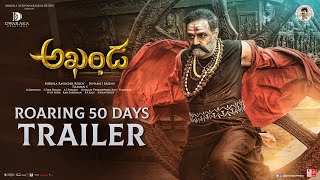 Akhanda Roaring 50 Days Trailer  Nandamuri Balakrishna  Boyapati Srinu  Pragya Jaiswal  Thaman S [upl. by Wendall]