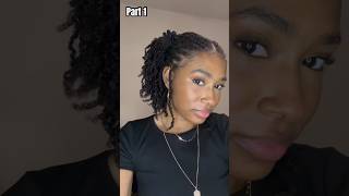 Mini Twist on 4C hair with Kinky Curly Extensions Part 1 4chair 4chairstyles minitwists shorts [upl. by Iosep]