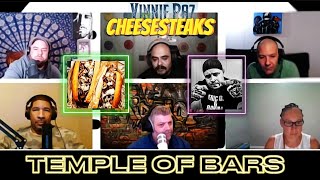 Vinnie Paz  CHEESESTEAKS  Reaction  Temple of Bars Podcast [upl. by Adnil]