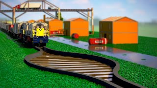 Top 10 Realistic TRAIN ACCIDENTS  Teardown [upl. by Laenaj]