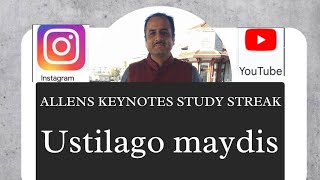 ustilago maydis from Allens keynotes study streak [upl. by Tannenbaum]