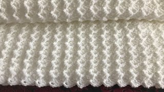 Easiest crochet baby blanketCrochet blanket patternCrochet shawl [upl. by Redna863]