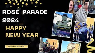 Rose Parade 2024  New Years Vlog [upl. by Norbert]