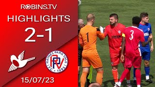 Highlights  Carshalton Athletic VS Raynes Park Vale  150723 [upl. by Eronel63]