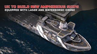 UK Navy to Build New Class of Amphibious Warfare Vessels Equipped with Laser and Waterborne Drone [upl. by Nerred]