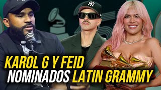 KAROL G Y FEID JUNTOS NOMINADOS AL LATIN GRAMMY [upl. by Akirdnahs]