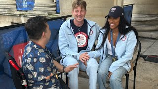 Full Interview with Hunter Woodhall and Tara Davis Woodhall  The Golden Olympic Couple [upl. by Evelyn]